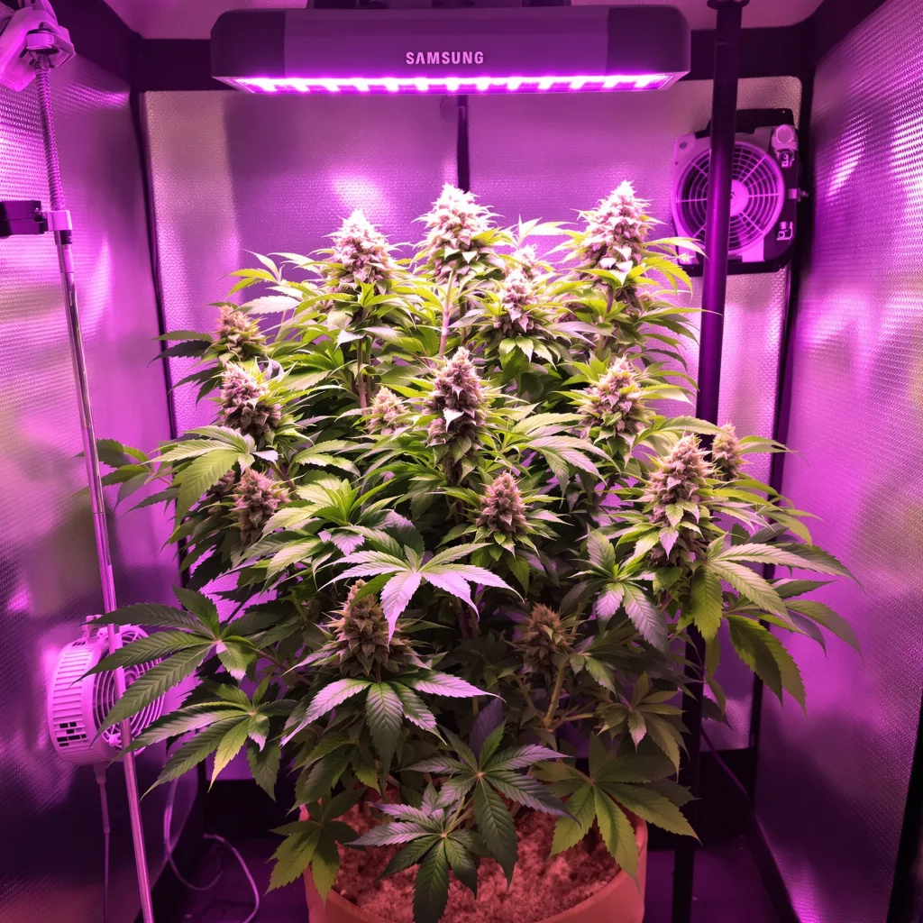 Plante de cannabis Super Skunk en floraison — 60-100 cm autofloraison
