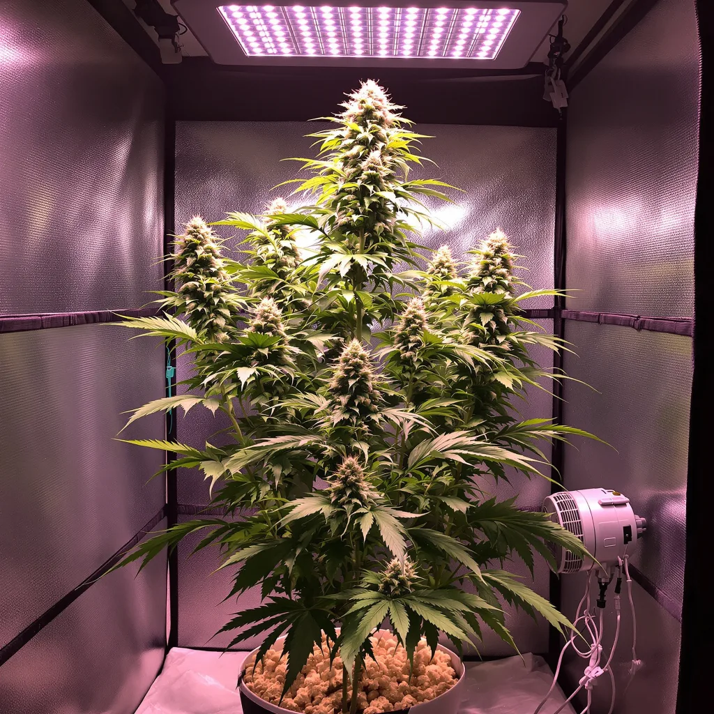 Plante de cannabis Super Sour Diesel en floraison — 150-200 cm féminisée