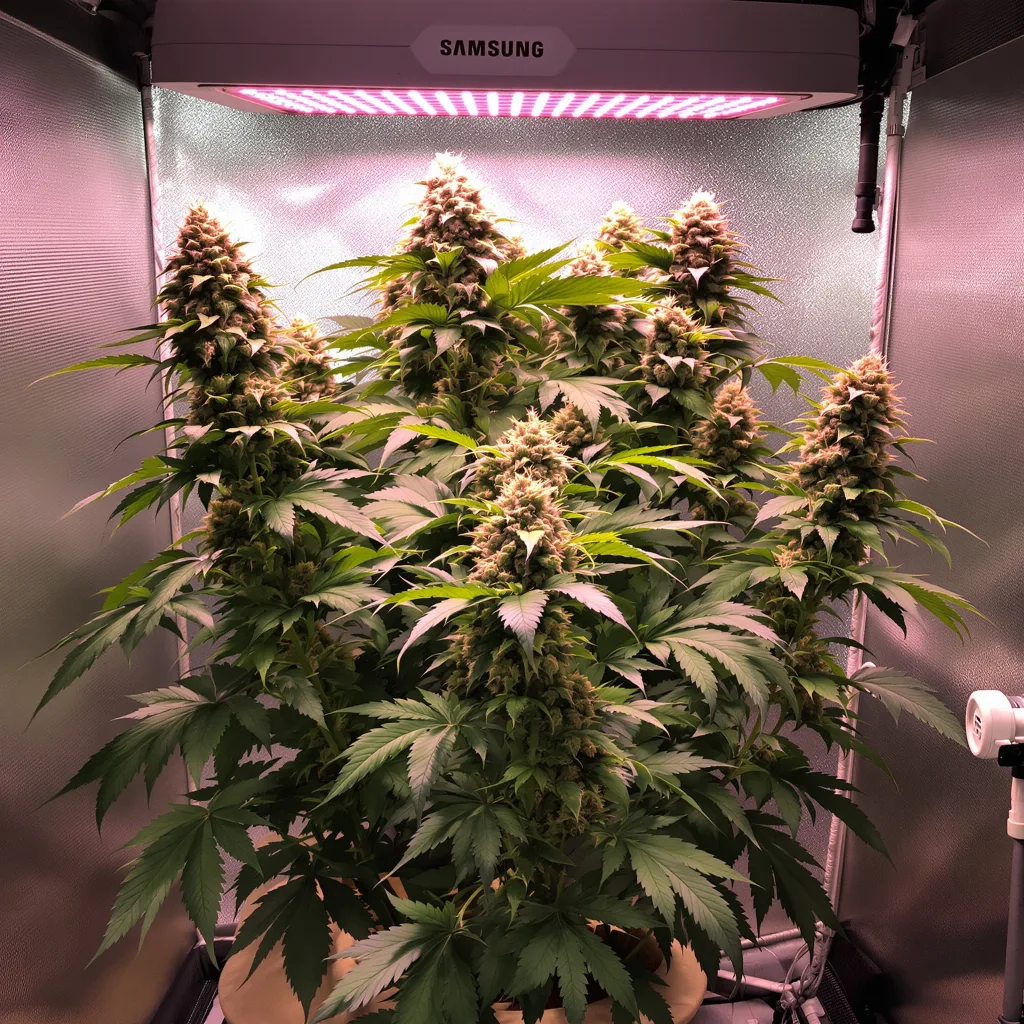 Plante de cannabis Supergirl en floraison — 90-130 cm féminisée