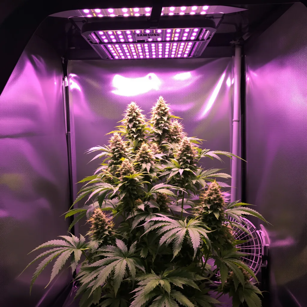 Plante de cannabis Superglue en floraison — 120-180 cm féminisée