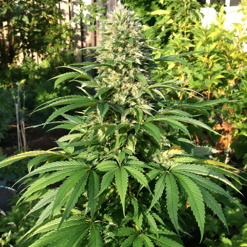 Sweet and Sour Widow 70% indica / 30% sativa — fleur avec trichomes visibles
