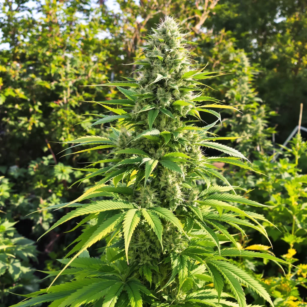 Sweet Berry 38% indica / 62% sativa — fleur avec trichomes visibles