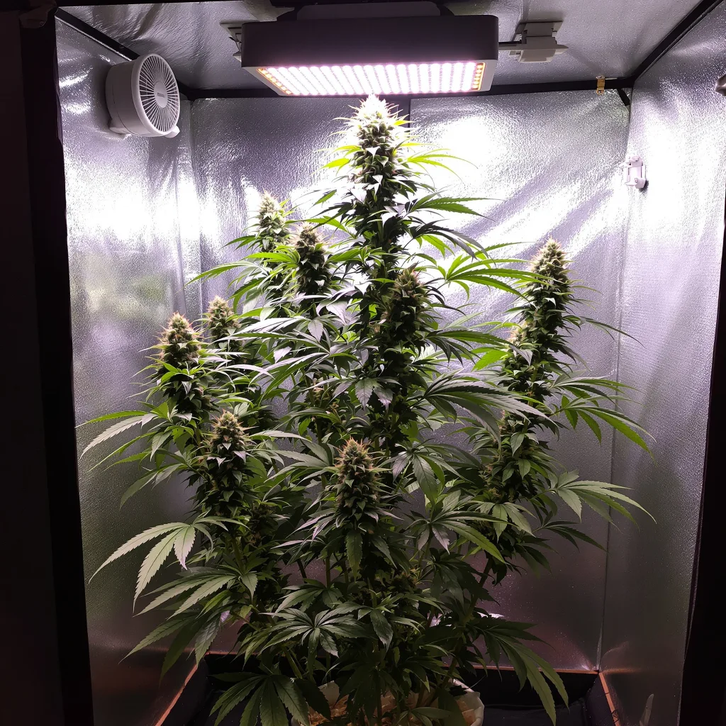 Plante de cannabis Sweet Cheese en floraison — 150-200 cm féminisée