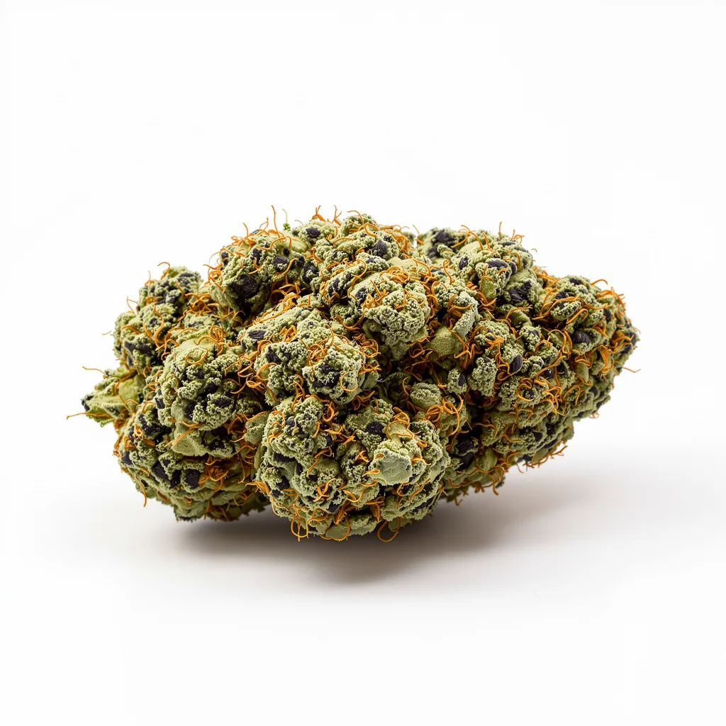 Sweet Deep Grapefruit 70% indica / 30% sativa — fleur avec trichomes visibles