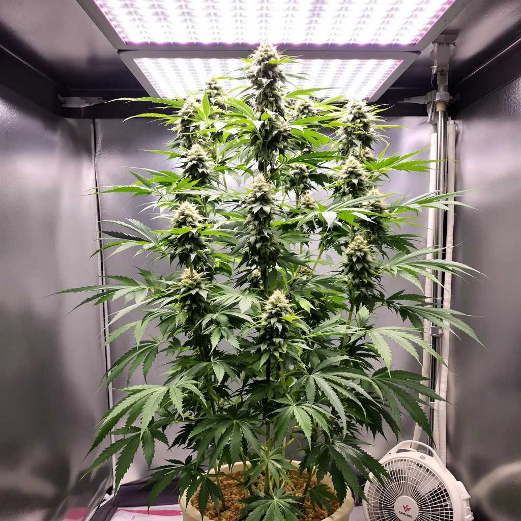 Plante de cannabis Sweet Diesel en floraison — 60-100 cm autofloraison
