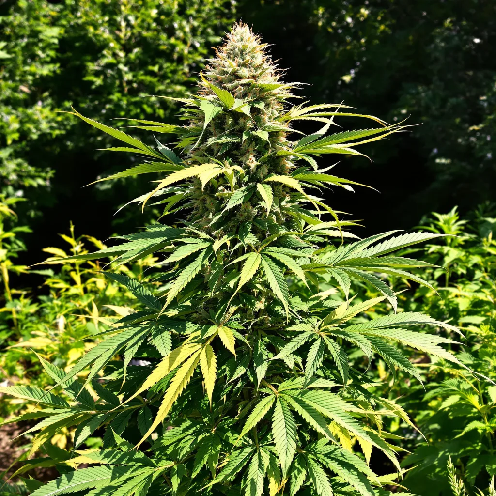Sweet Lafayette 87% indica / 13% sativa — fleur avec trichomes visibles