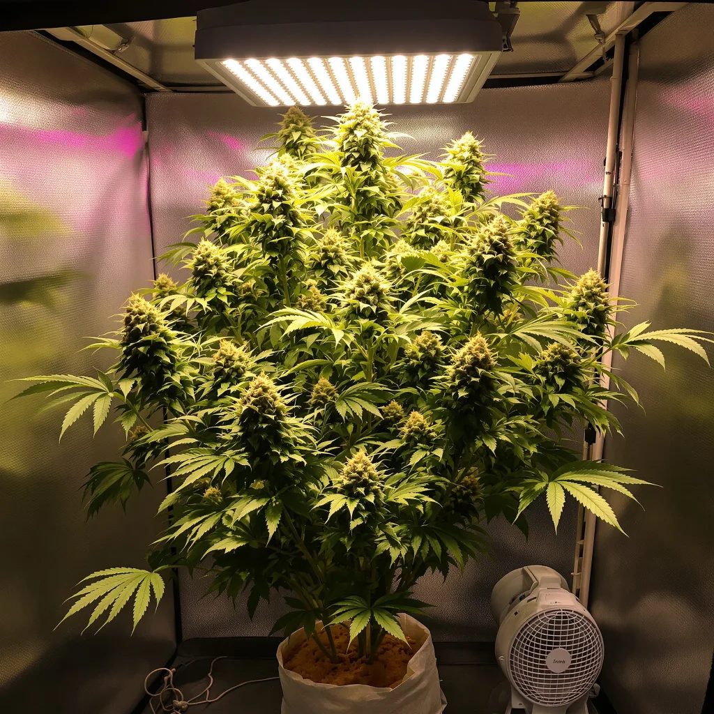 Plante de cannabis Sweet Tooth en floraison — 60-100 cm autofloraison