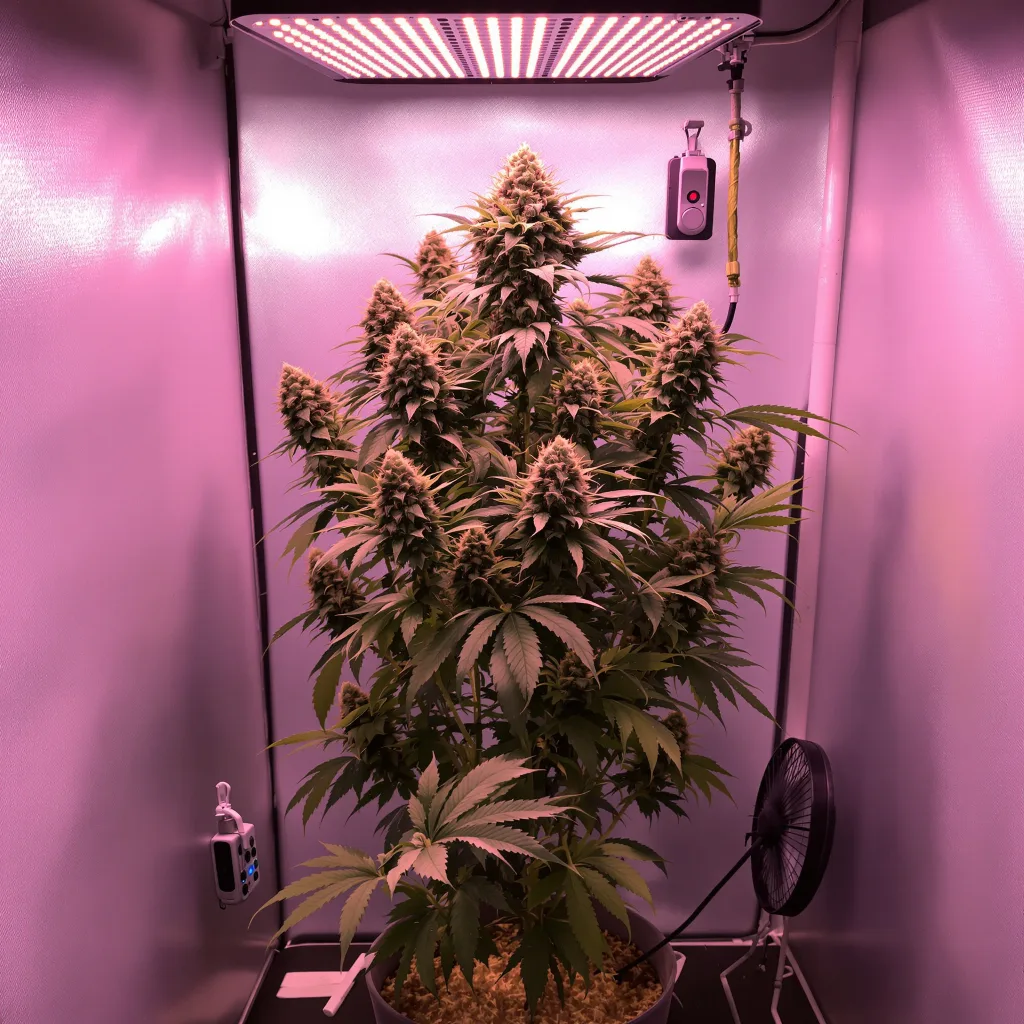 Plante de cannabis Sweet Tooth en floraison — 120-180 cm féminisée