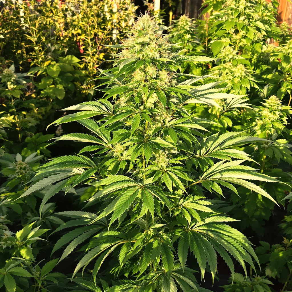 Tahoe Hydro OG 76% indica / 24% sativa — fleur avec trichomes visibles