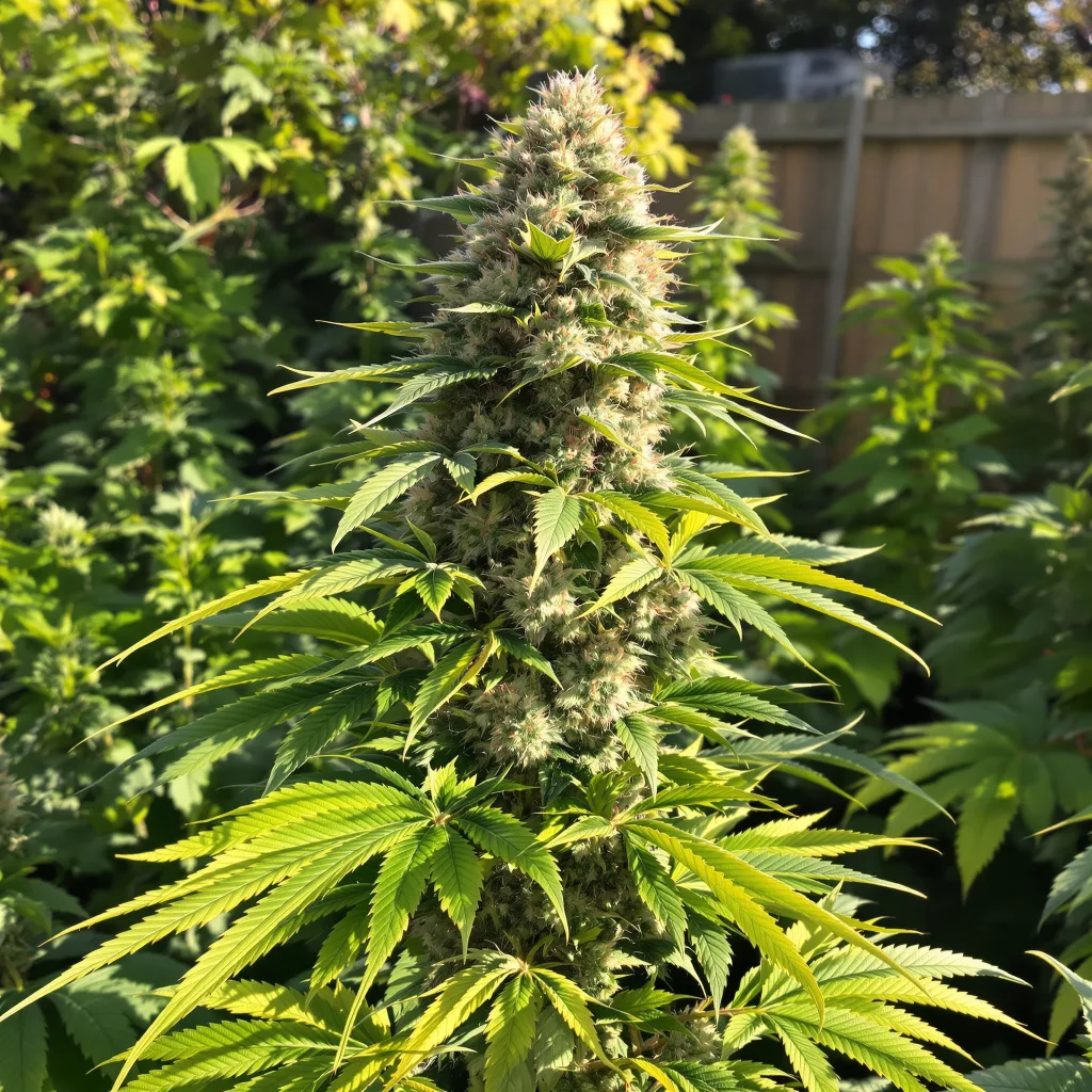 Tahoe OG Kush 62% indica / 38% sativa — fleur avec trichomes visibles