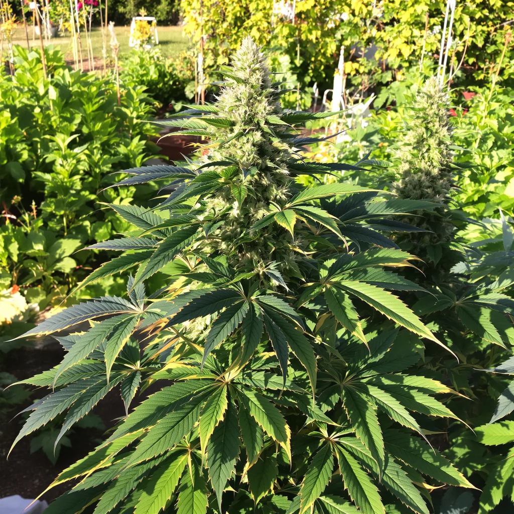 Tangerine Dream 79% indica / 21% sativa — fleur avec trichomes visibles