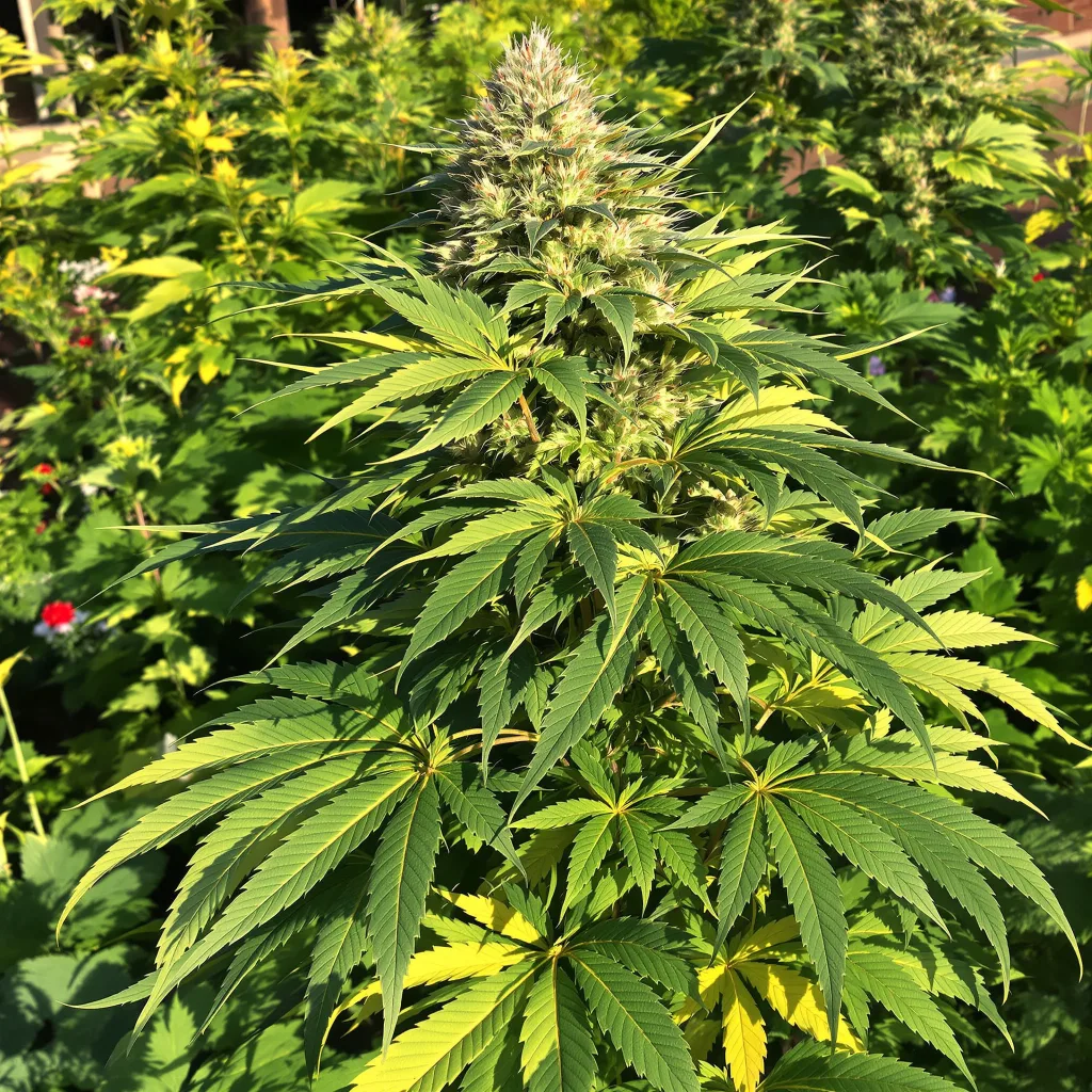 Tangerine Dream 79% indica / 21% sativa — fleur avec trichomes visibles