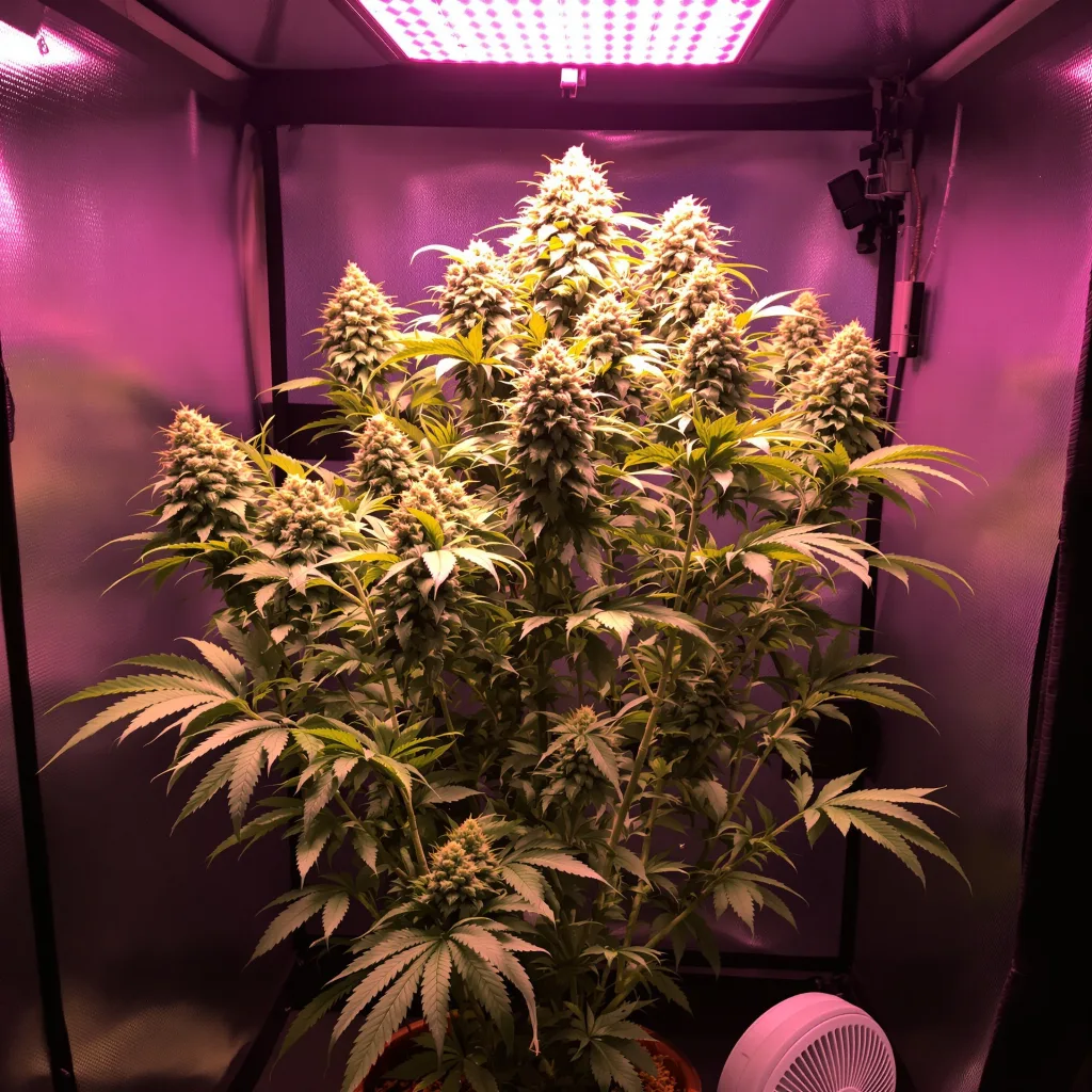 Plante de cannabis Tangerine en floraison — 120-180 cm féminisée