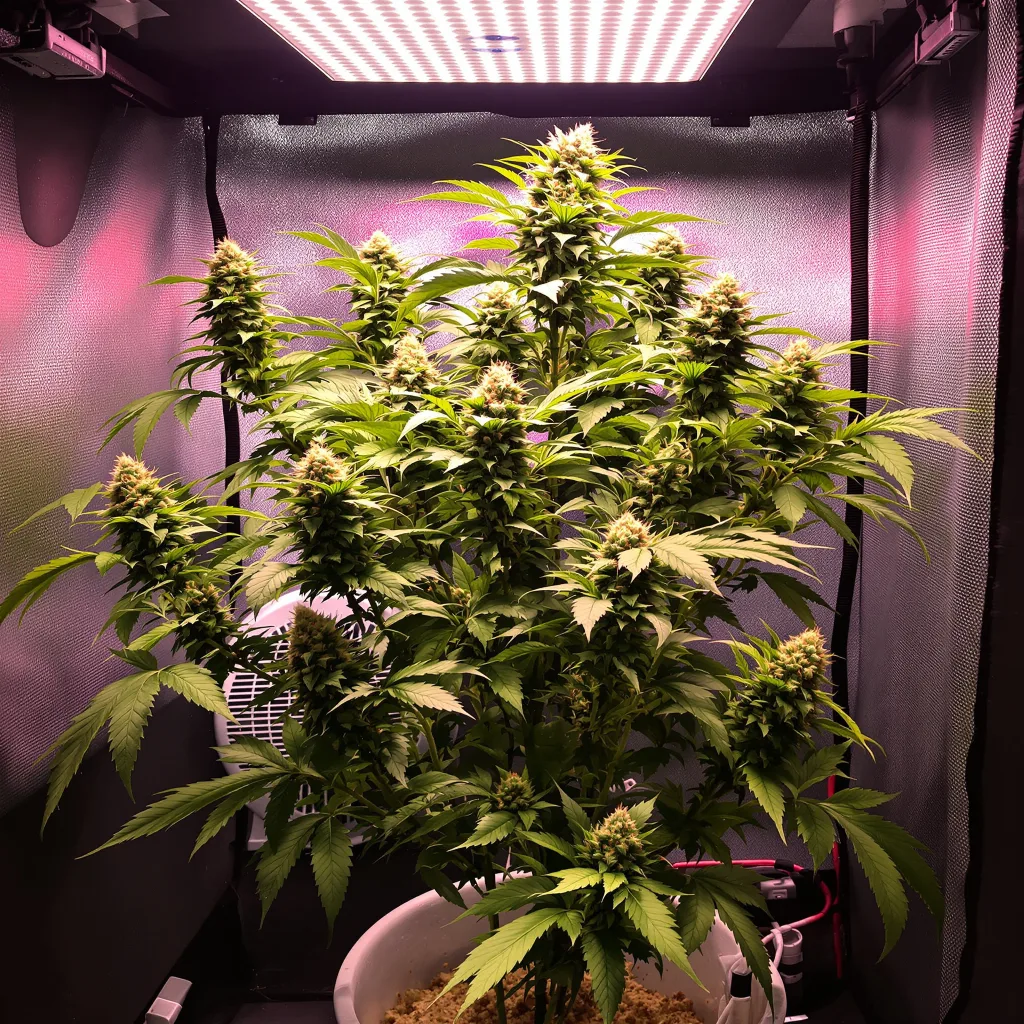 Plante de cannabis Tangie Dream Book en floraison — 120-180 cm féminisée