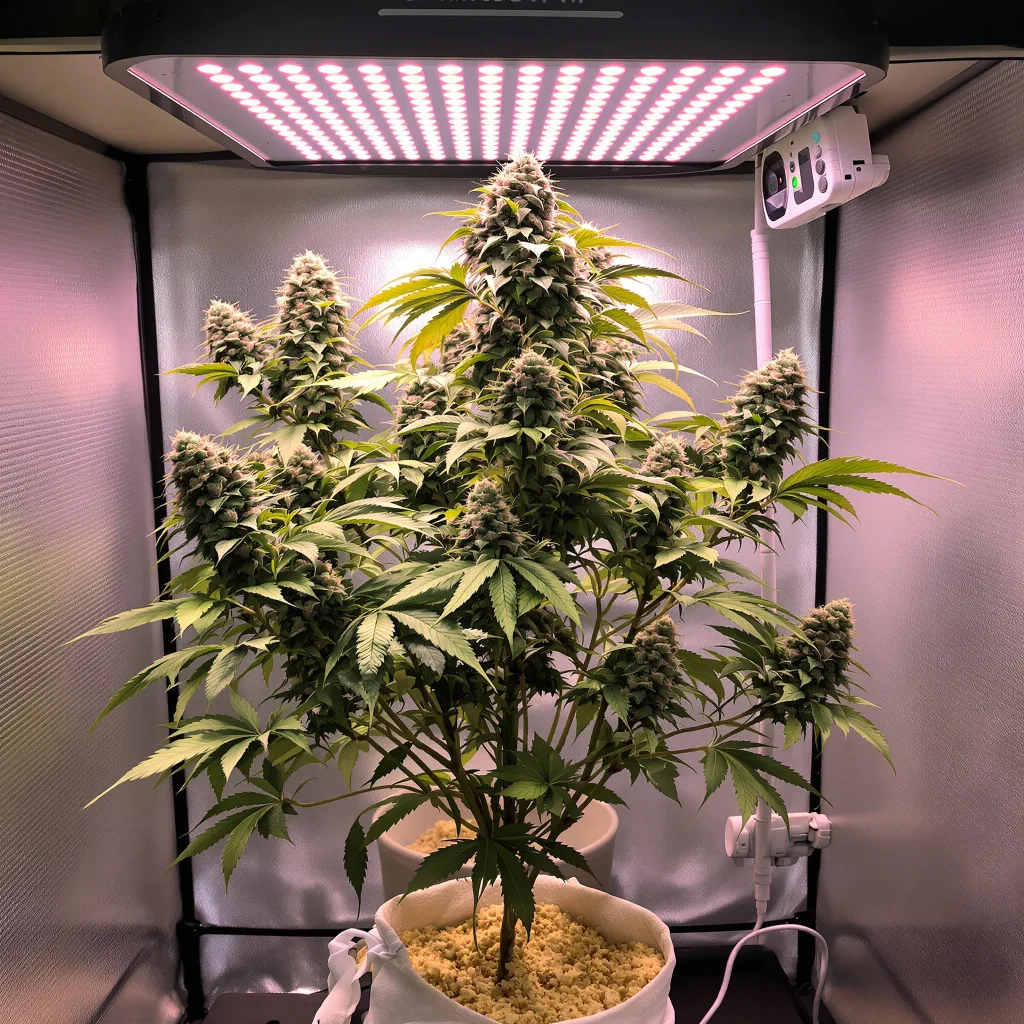 Plante de cannabis THC Bomb en floraison — 120-180 cm féminisée