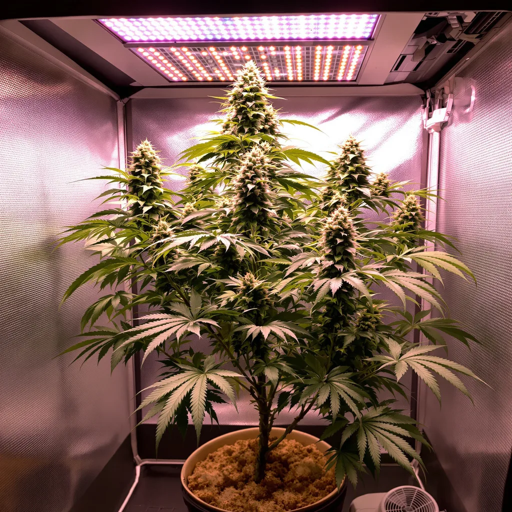 Plante de cannabis The Big Stink en floraison — 90-130 cm féminisée