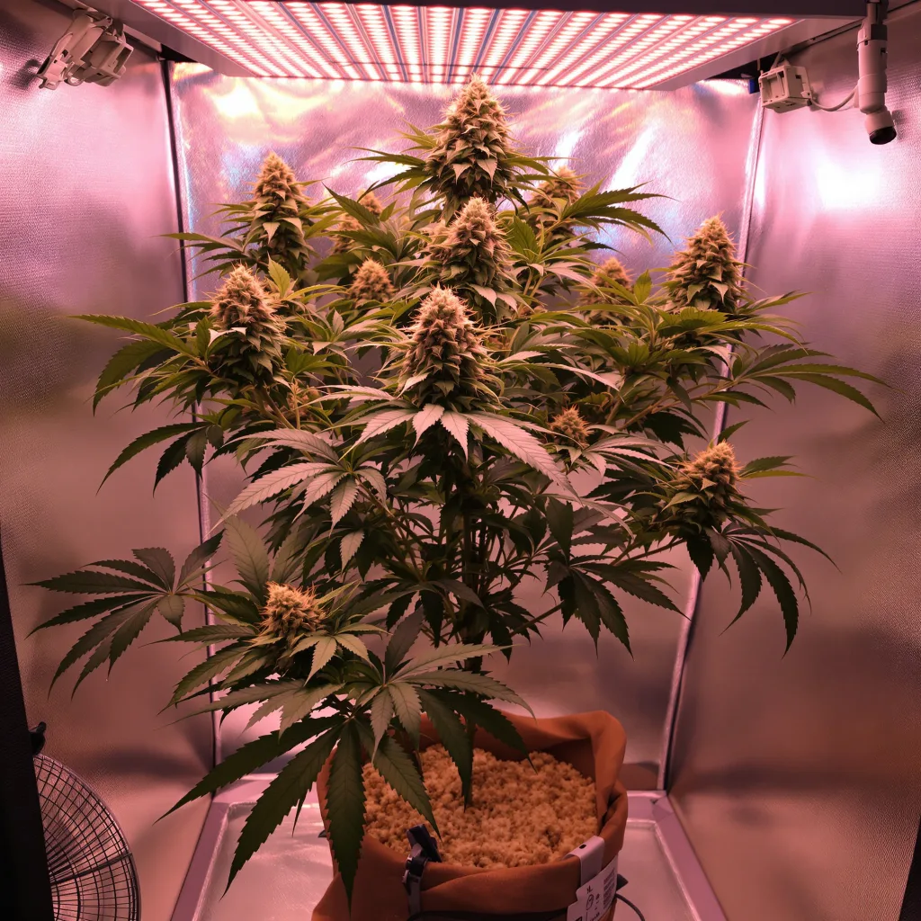 Plante de cannabis The OX en floraison — 60-100 cm autofloraison
