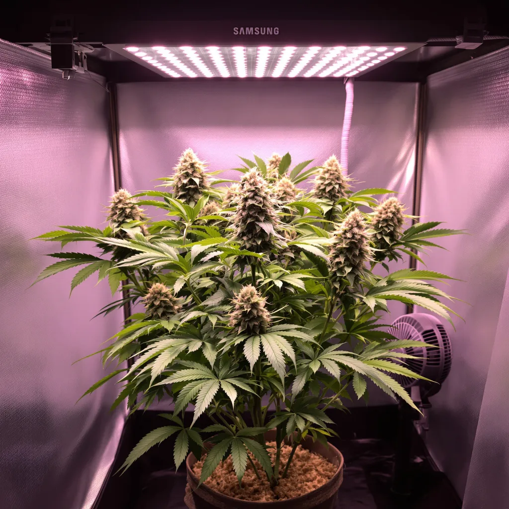 Plante de cannabis The OX en floraison — 90-130 cm féminisée