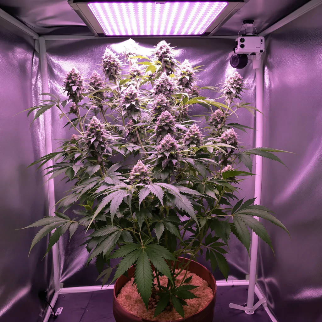 Plante de cannabis The Sister en floraison — 60-100 cm autofloraison