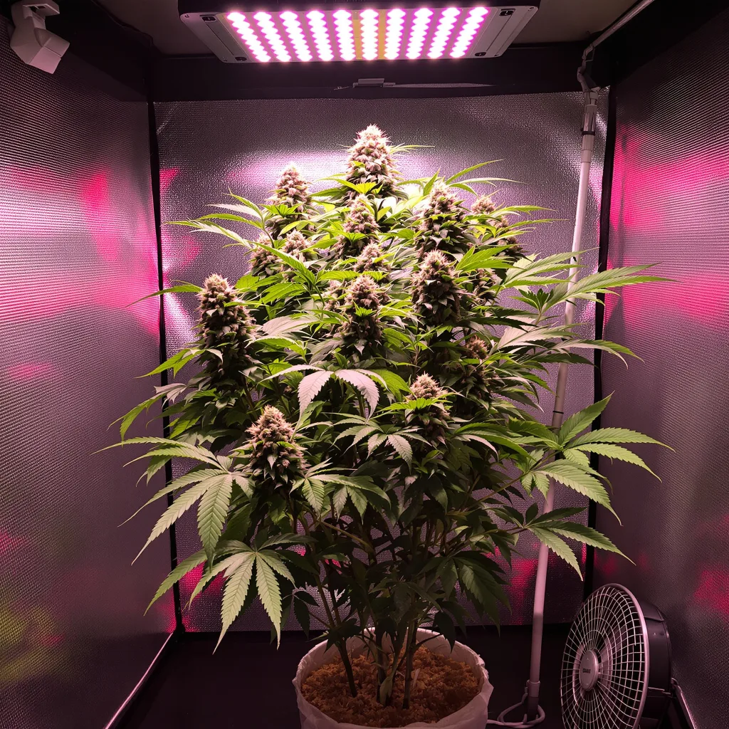 Plante de cannabis The White en floraison — 90-130 cm féminisée
