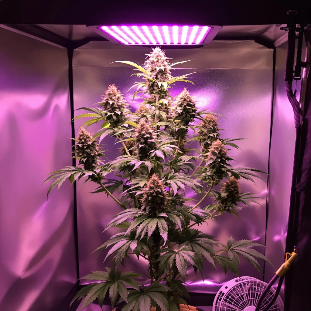 Plante de cannabis Thin Mint GSC en floraison — 60-100 cm autofloraison