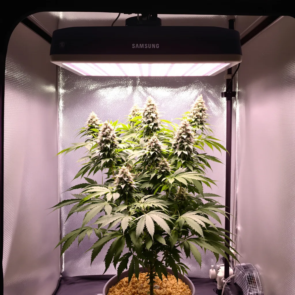 Plante de cannabis Tigermelon en floraison — 60-100 cm autofloraison