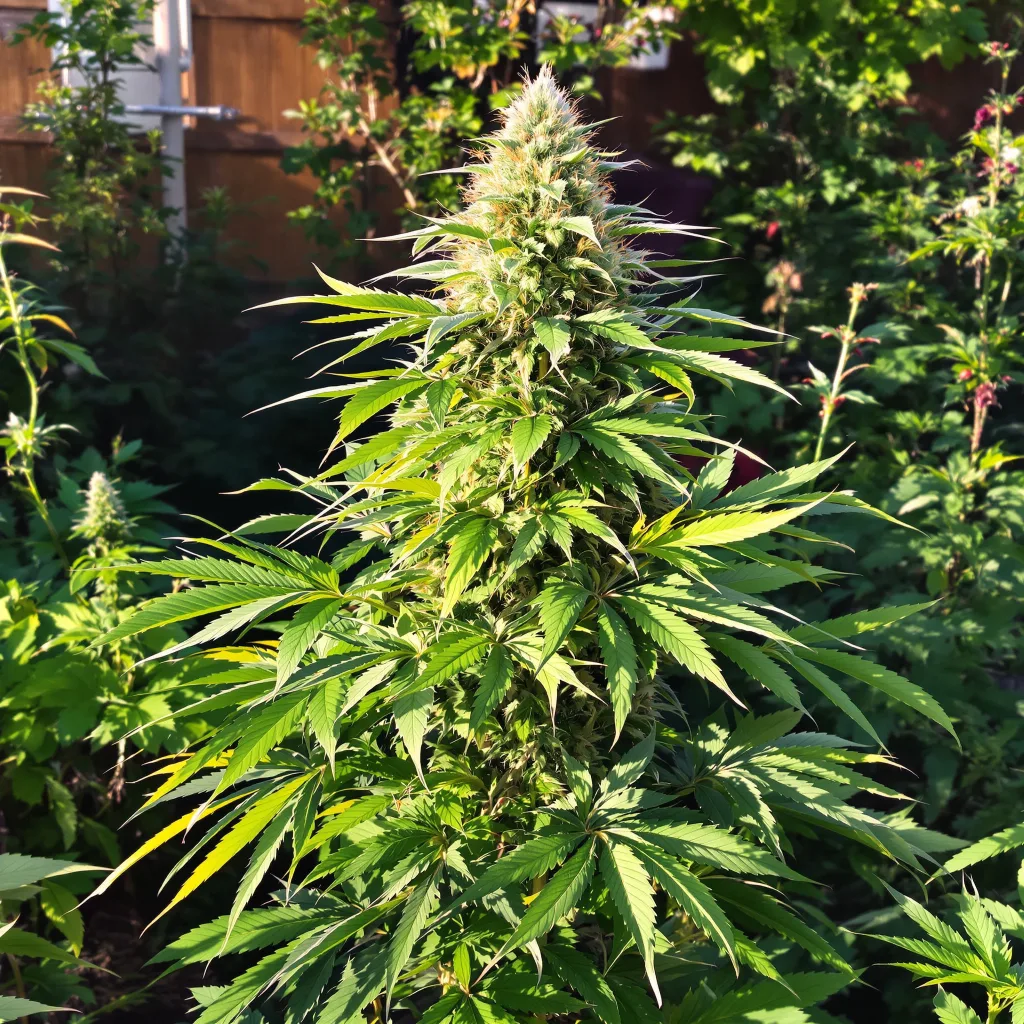 Tigermelon 77% indica / 23% sativa — fleur avec trichomes visibles