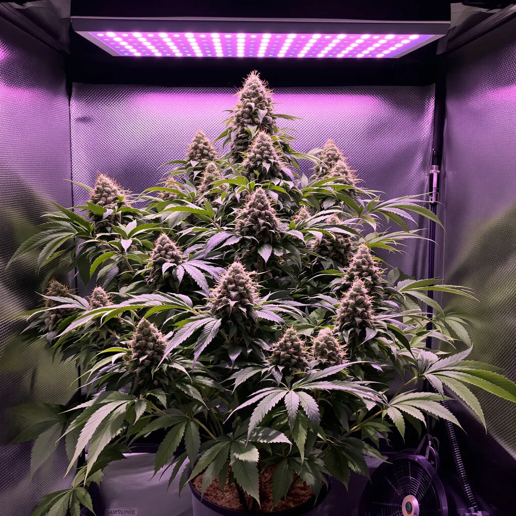 Plante de cannabis Tora Bora en floraison — 90-130 cm féminisée