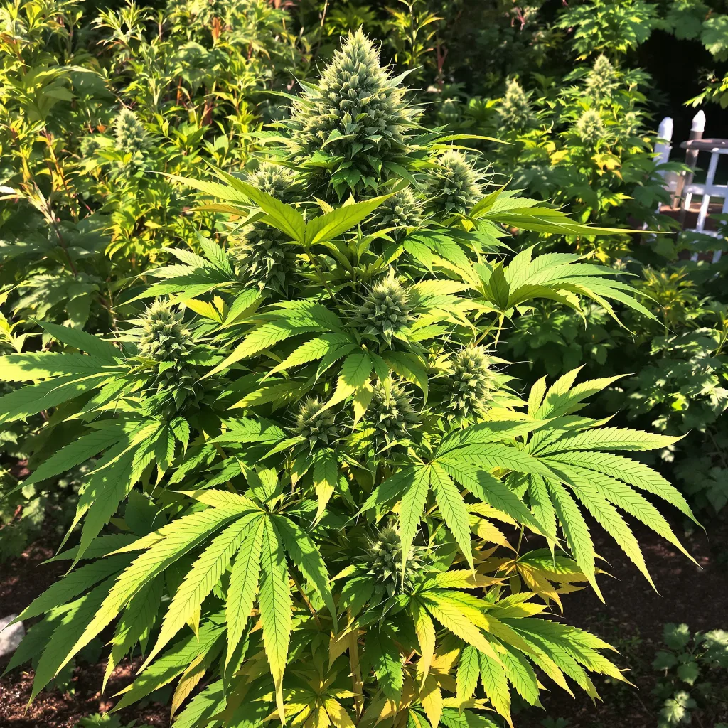 Tora Bora 100% indica / 50% sativa — fleur avec trichomes visibles