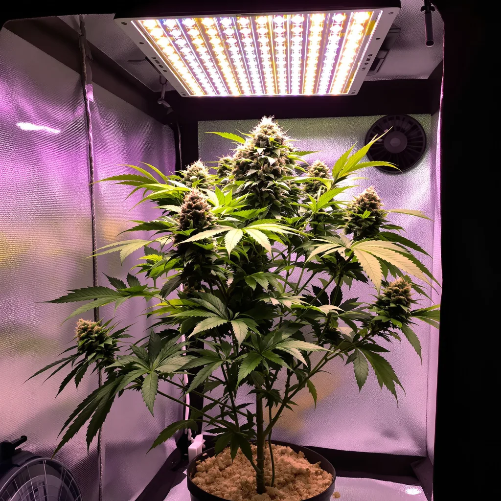 Plante de cannabis Training Day en floraison — 90-130 cm féminisée