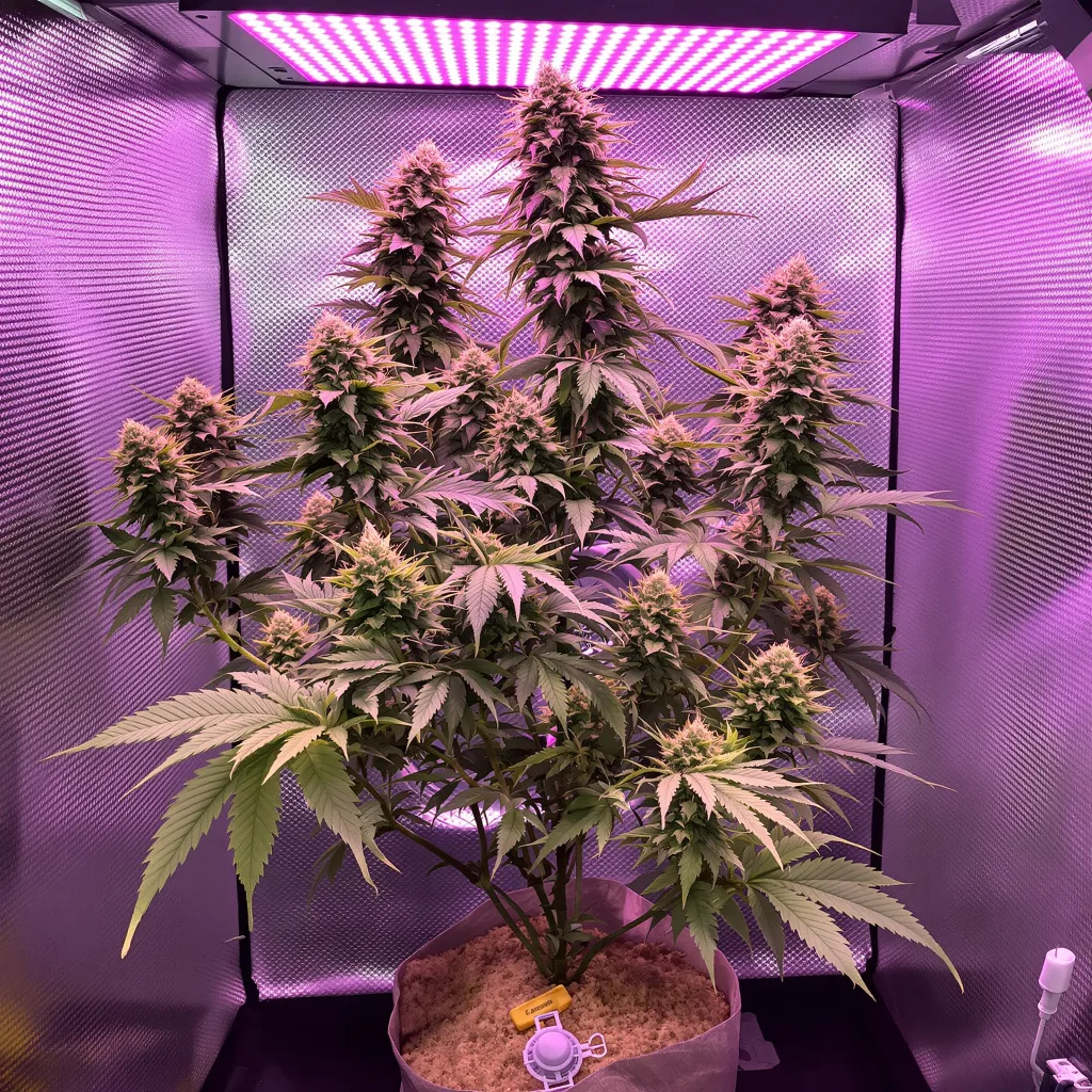 Plante de cannabis Treasure Island en floraison — 120-180 cm féminisée