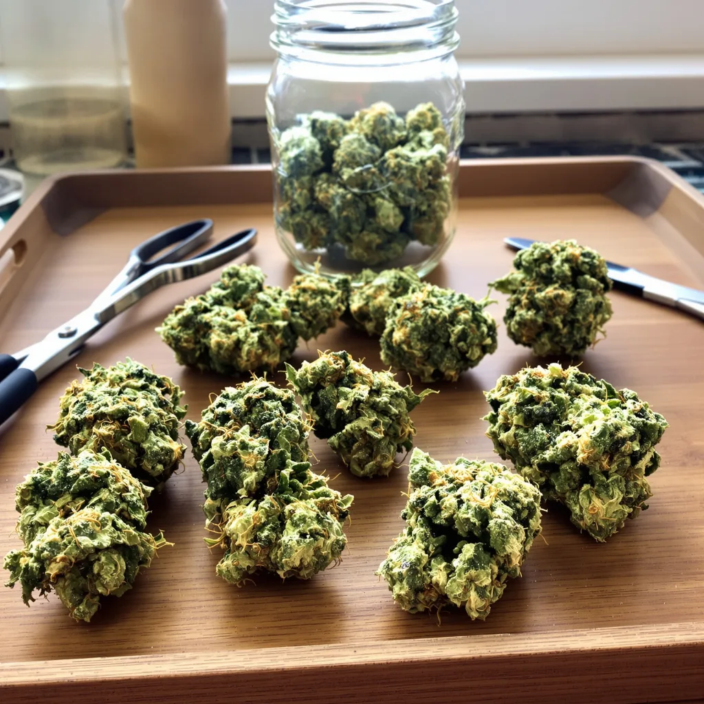 Tree of Life 9% indica / 91% sativa — fleur avec trichomes visibles