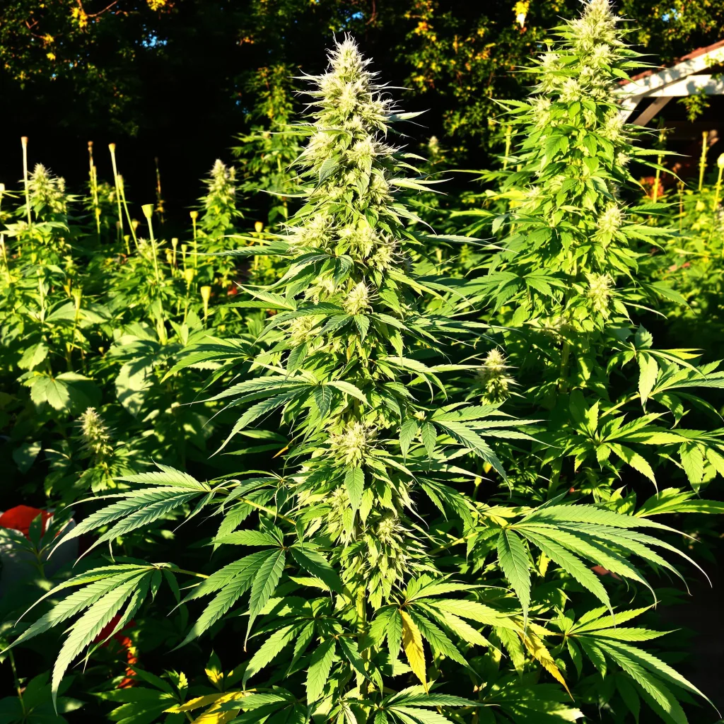 Tree of Life 9% indica / 91% sativa — fleur avec trichomes visibles