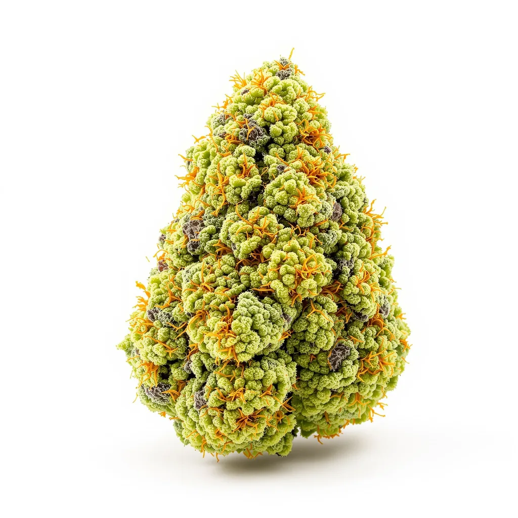 Tree of Life 9% indica / 91% sativa — fleur avec trichomes visibles