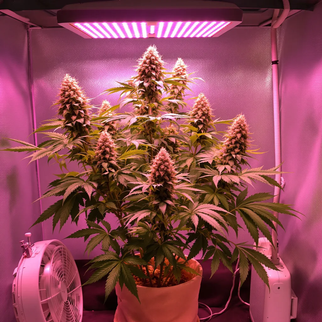 Plante de cannabis Triple Cheese en floraison — 60-100 cm autofloraison