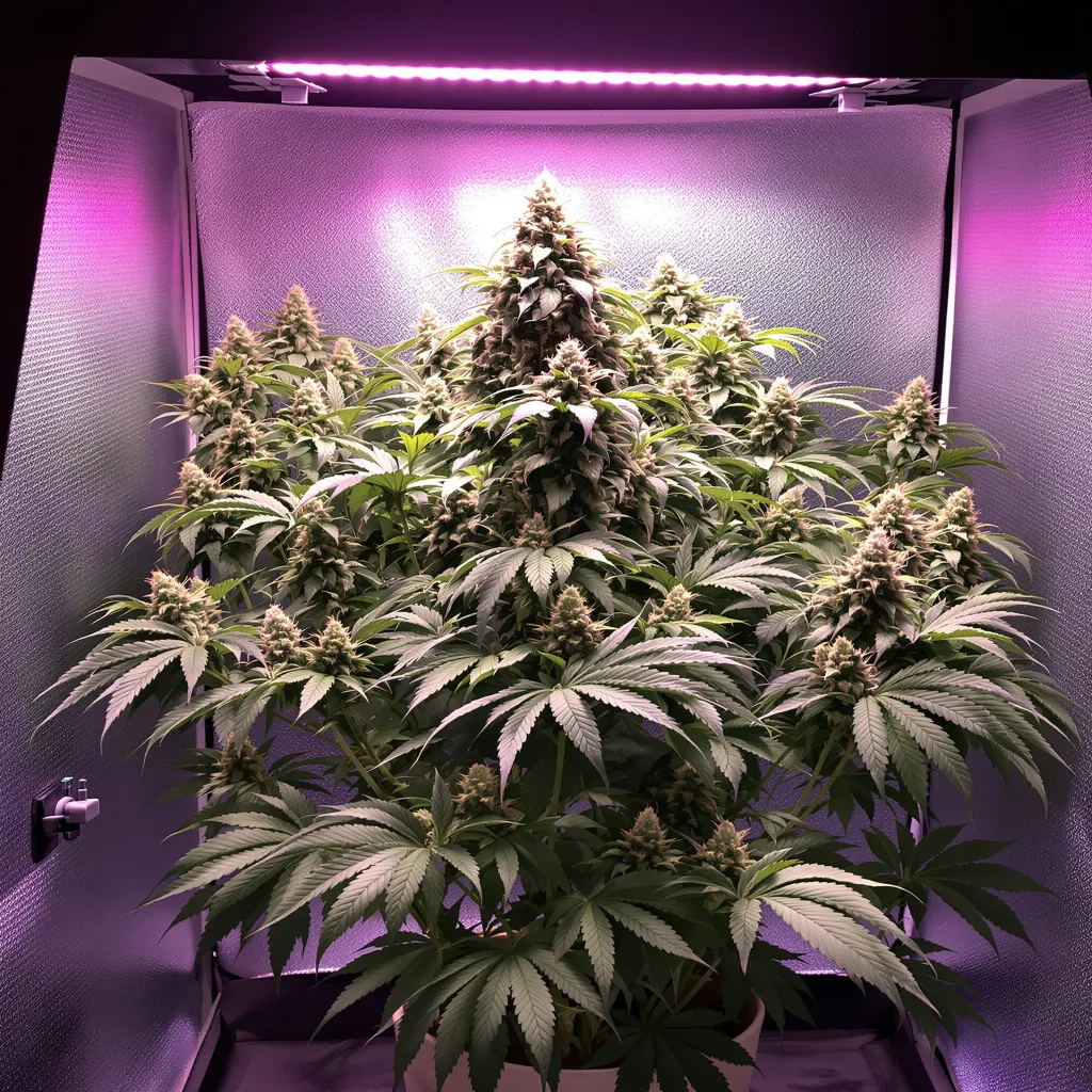 Plante de cannabis Triple Cheese en floraison — 90-130 cm féminisée