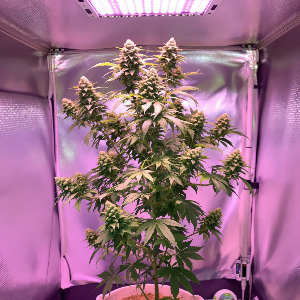 Plante de cannabis Tropicana Cookies en floraison — 60-100 cm autofloraison