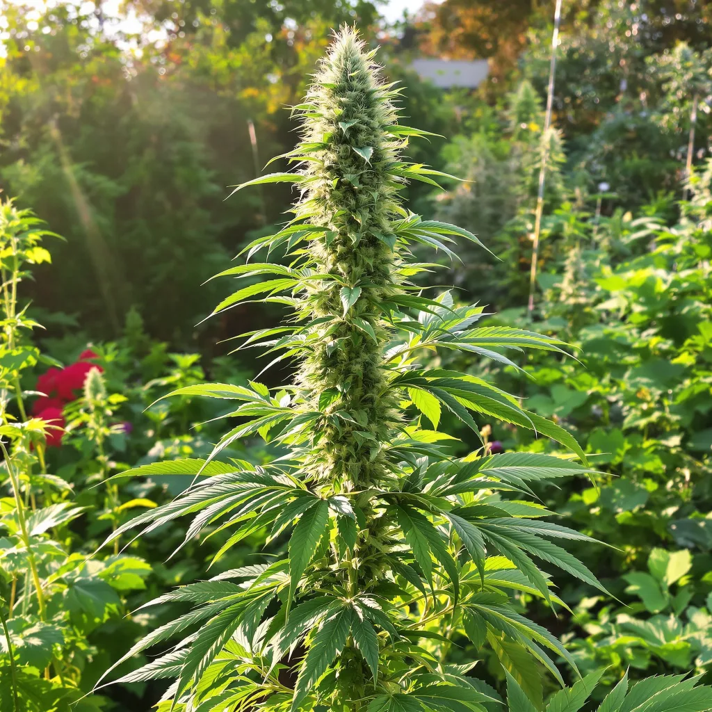 Turbo Mind Warp 20% indica / 80% sativa — fleur avec trichomes visibles