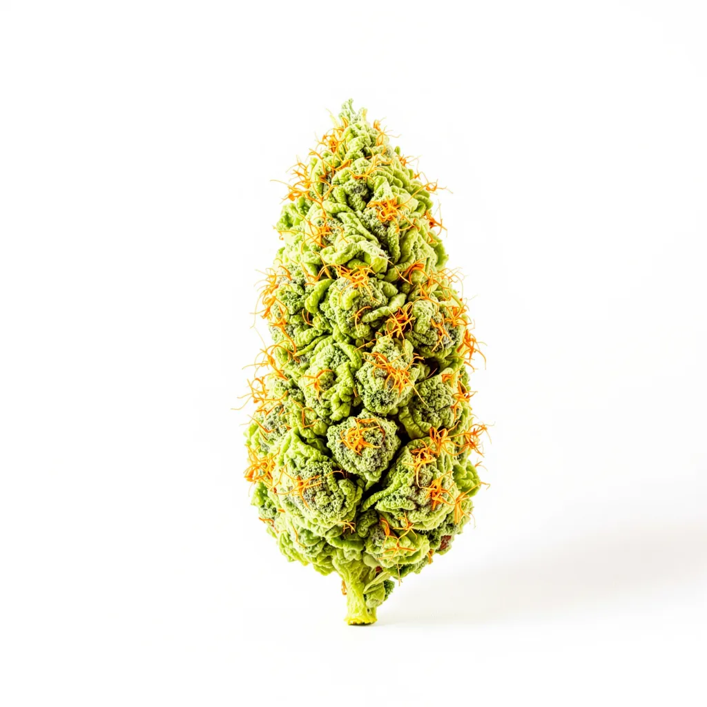 Turbo Mind Warp 20% indica / 80% sativa — fleur avec trichomes visibles