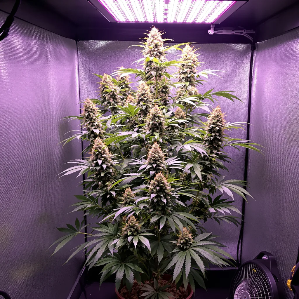 Plante de cannabis Tutankhamon en floraison — 150-200 cm féminisée