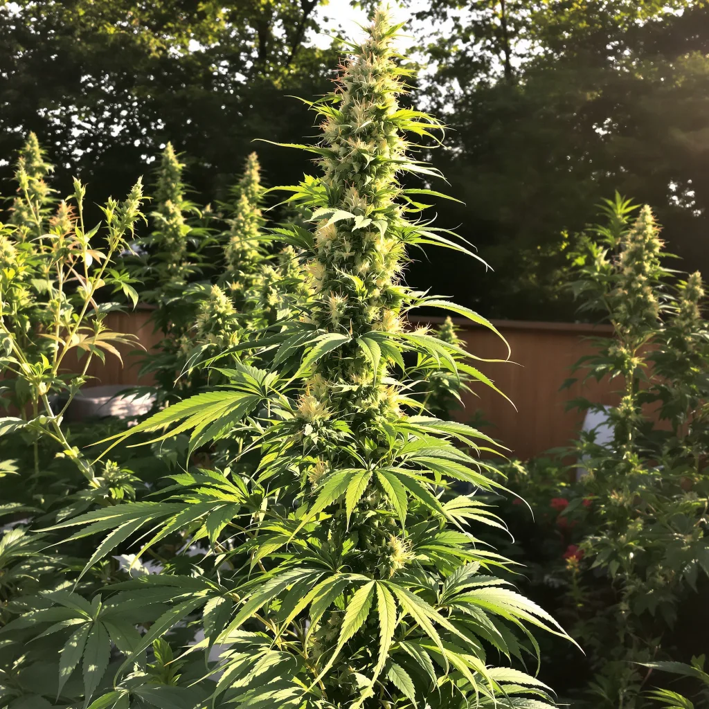 Tutankhamon 12% indica / 88% sativa — fleur avec trichomes visibles