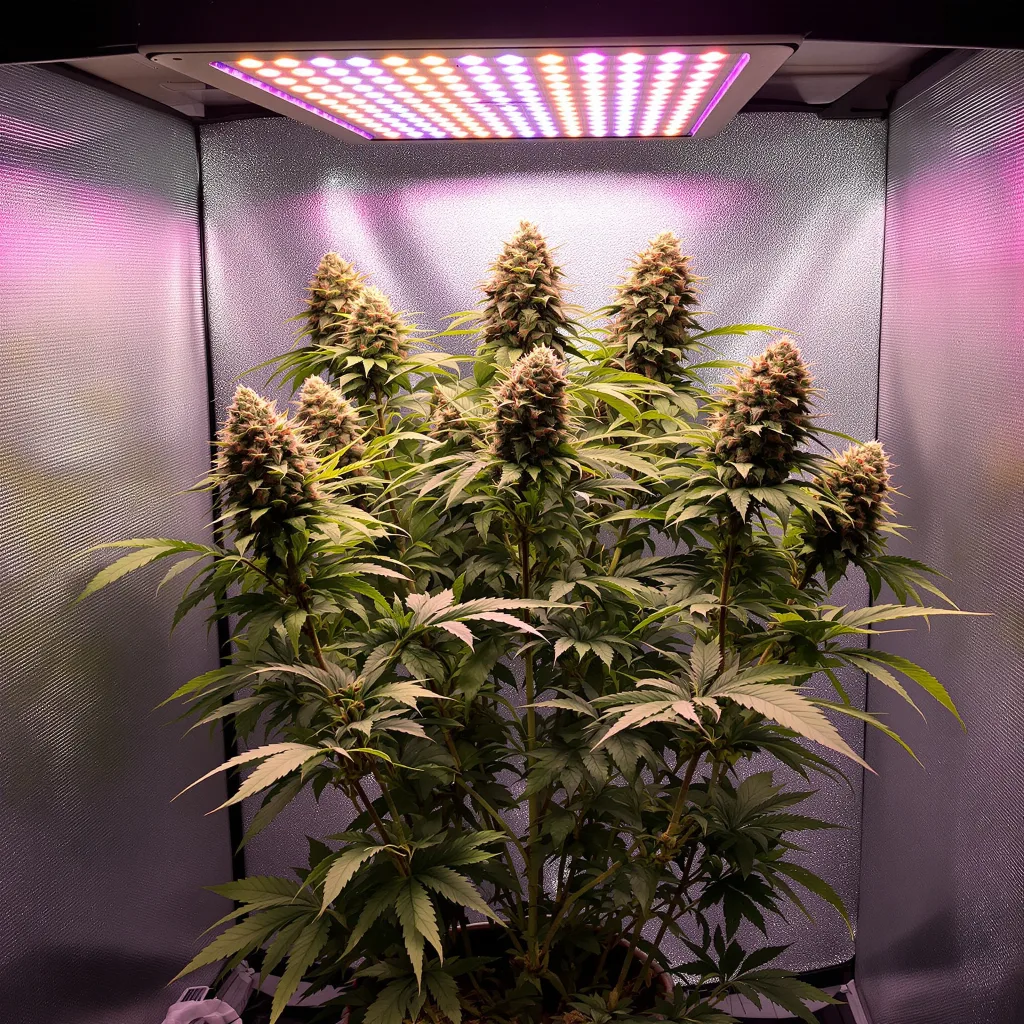 Plante de cannabis Tutti Frutti en floraison — 120-180 cm féminisée