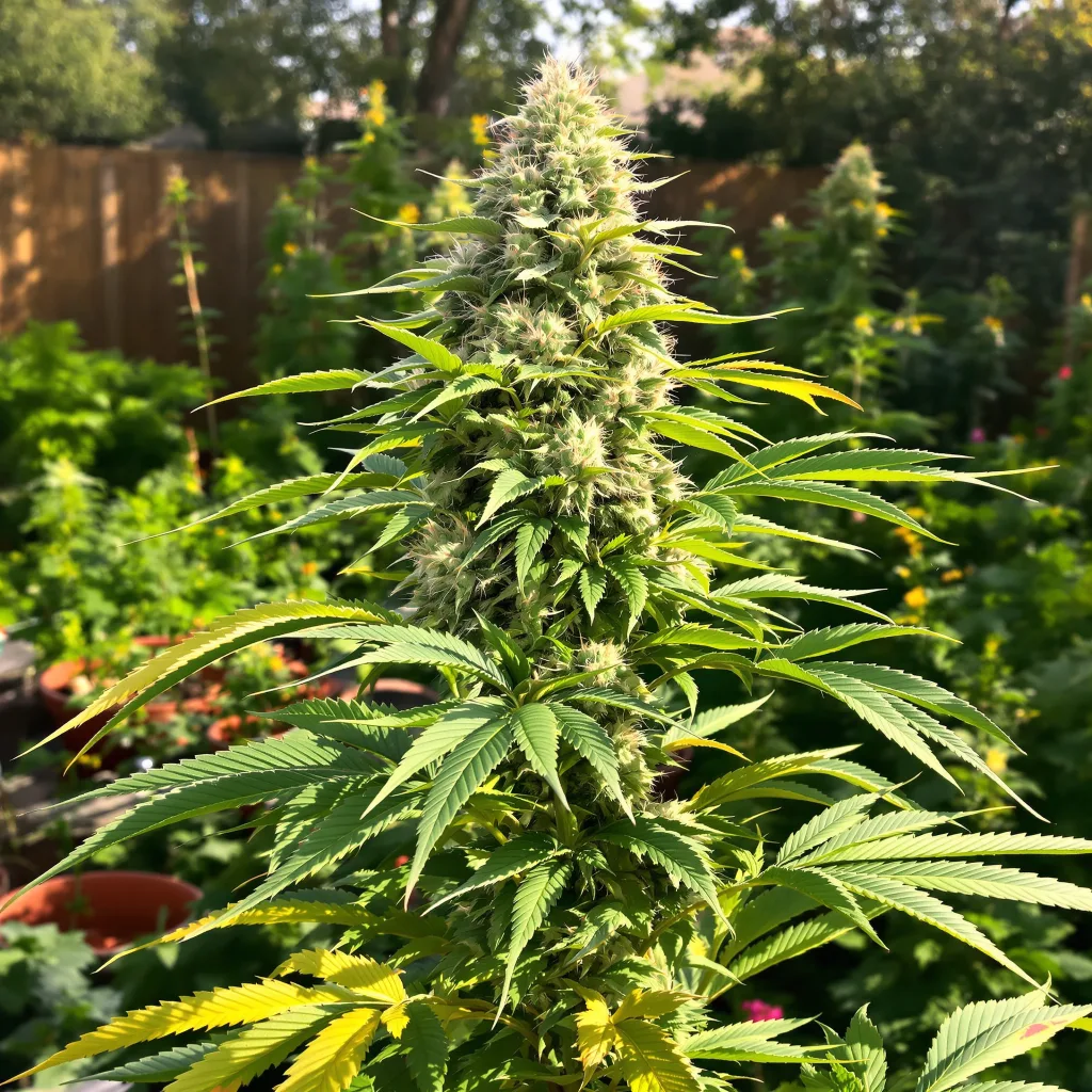 Valentine X CBD 44% indica / 56% sativa — fleur avec trichomes visibles