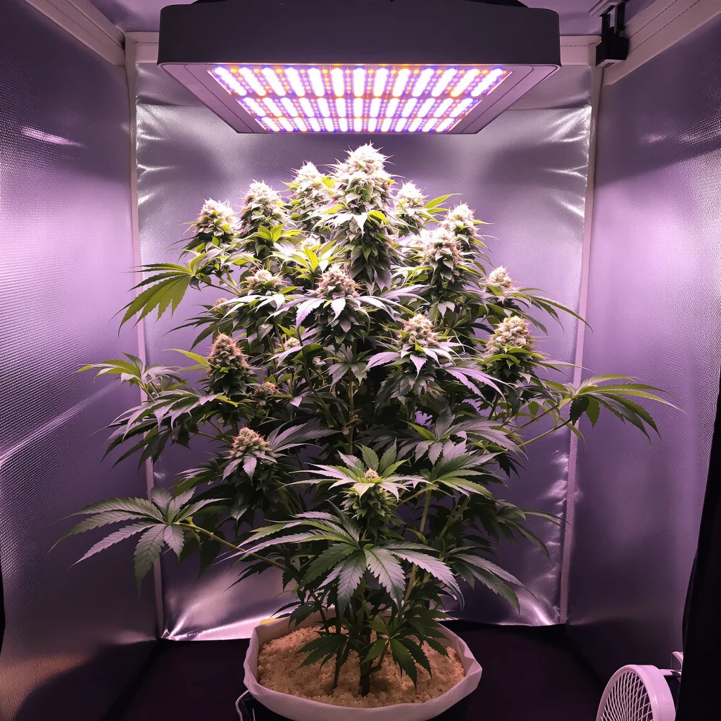 Plante de cannabis Vanilla Kush en floraison — 90-130 cm féminisée