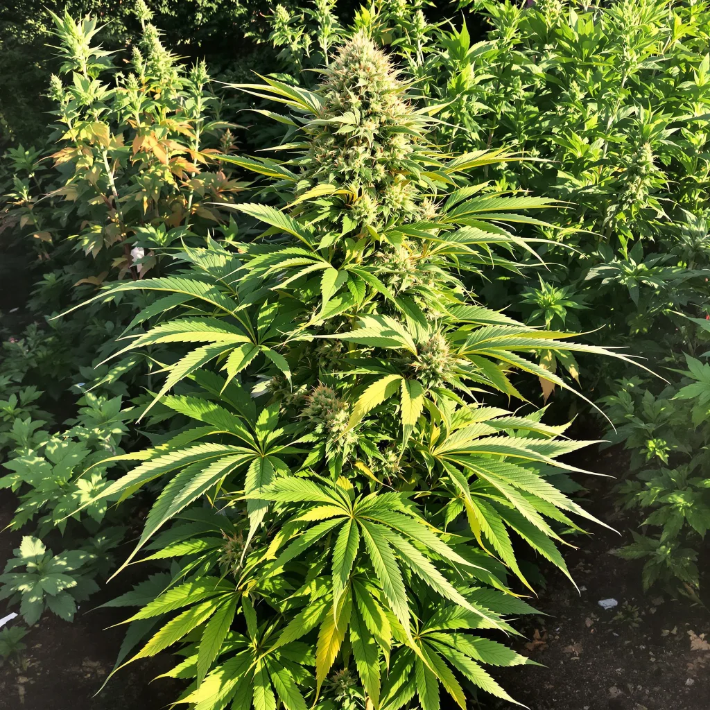Vanilla Kush 70% indica / 30% sativa — fleur avec trichomes visibles