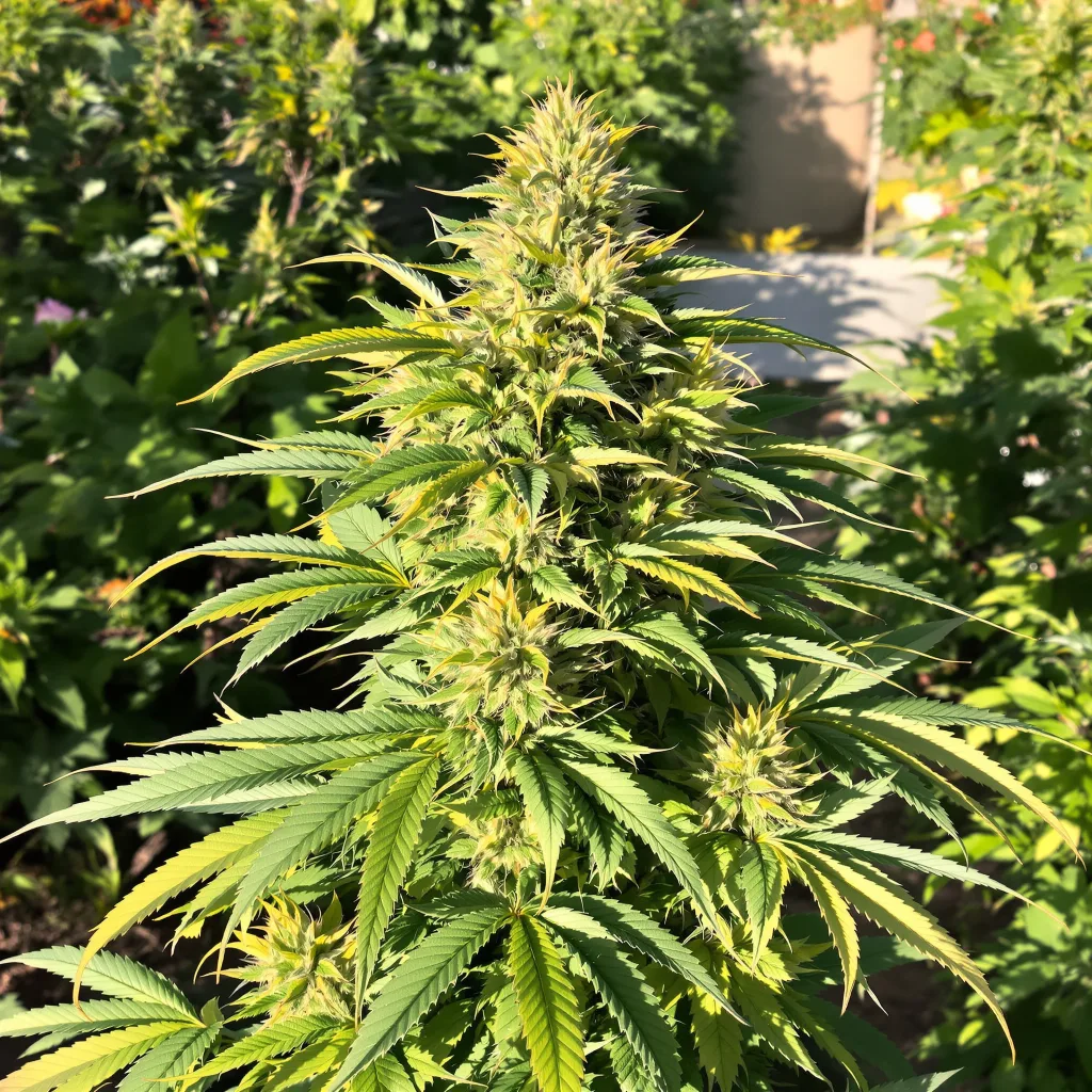 Watermelon 80% indica / 20% sativa — fleur avec trichomes visibles