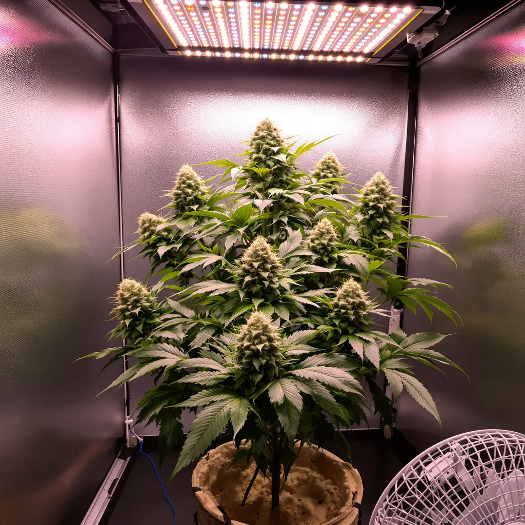 Plante de cannabis Wedding Pie en floraison — 90-130 cm féminisée