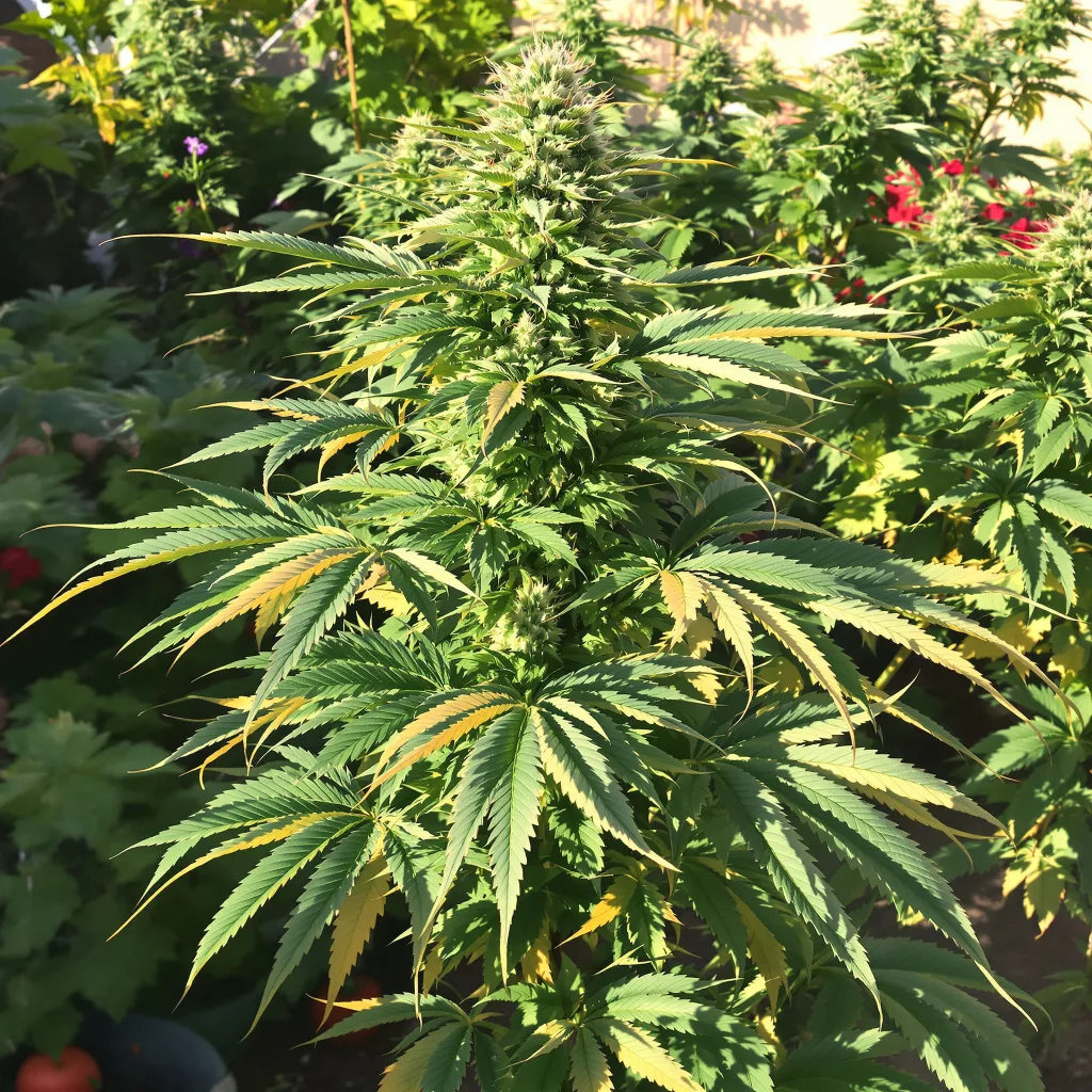 Wedding Pie 78% indica / 22% sativa — fleur avec trichomes visibles