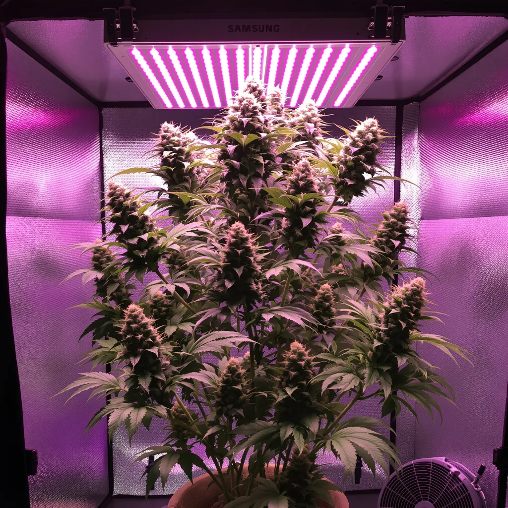 Plante de cannabis White Lightning en floraison — 120-180 cm féminisée