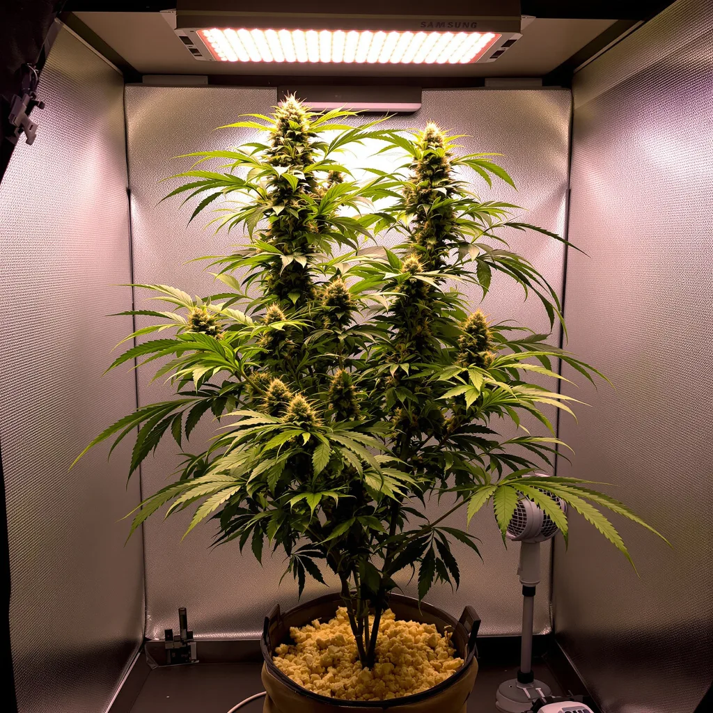 Plante de cannabis White Nightmare en floraison — 150-200 cm féminisée